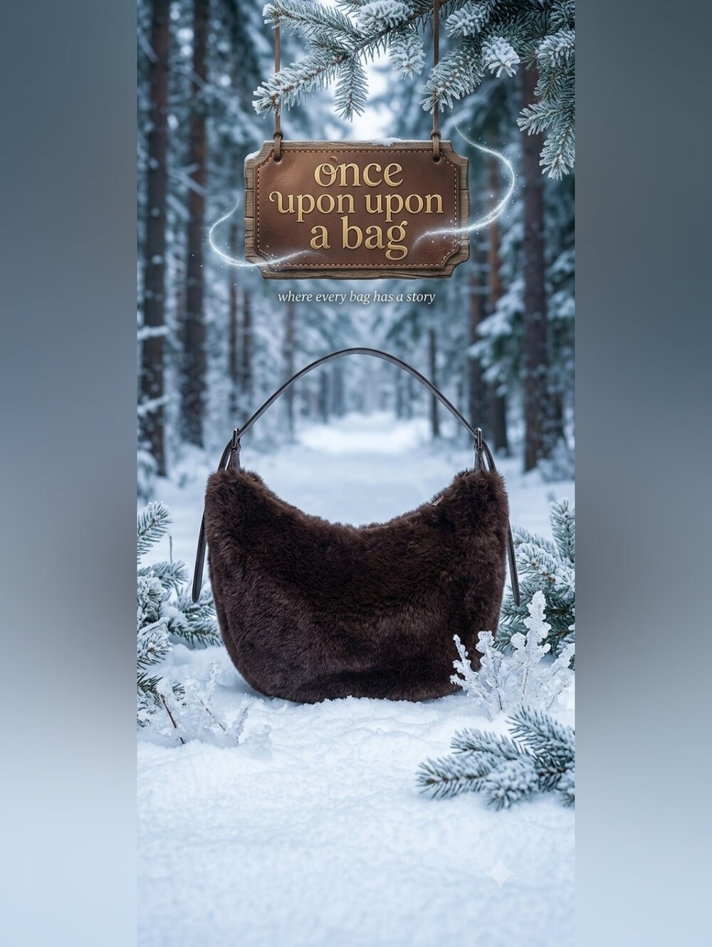 Kate Spade Faux Fur Shoulder Bag